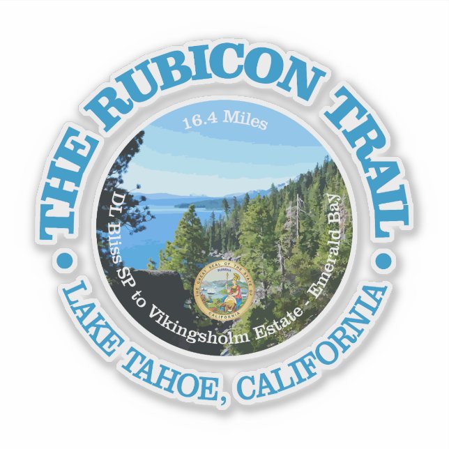 Rubicon Trail (OBP) Sticker (Front)