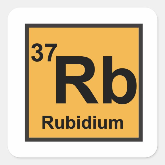 Rubidium Sticker (Front)