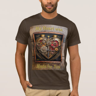 Rubies And Gears Heart Steampunk Series T-Shirt