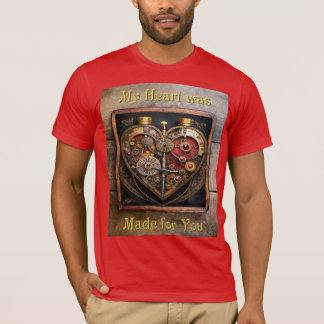 Rubies And Gears Heart Steampunk Series T-Shirt