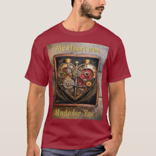 Rubies And Gears Heart Steampunk Series T-Shirt