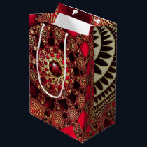 Rubies and Gold Gift Bag