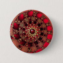 Rubies & Gold Button