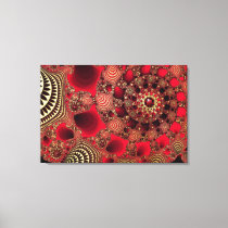 Rubies & Gold Canvas Print