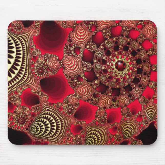 Rubies & Gold Mousepad (Front)