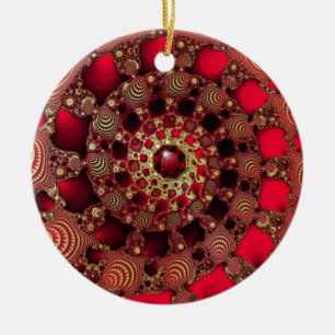 Rubies & Gold Ornament