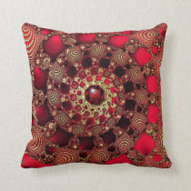 Rubies & Gold Pillow