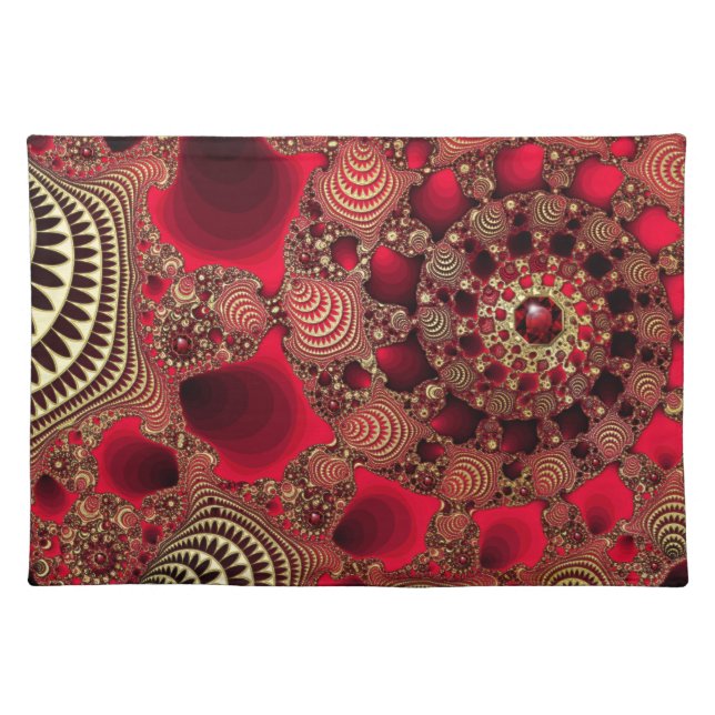 Rubies & Gold Placemat (Front)