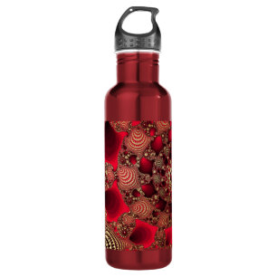 Rubies & Gold Stainless Steel Water Bottle