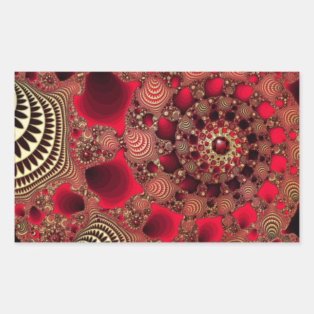 Rubies & Gold Stickers (Front)