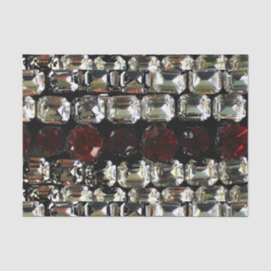 Rubies, Rhinestone, diamonds, jewelry, pearls Tissue Paper