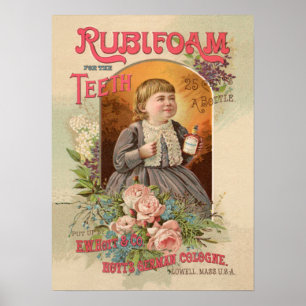 Rubifoam for Teeth Ad Poster