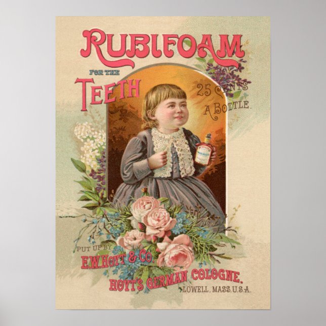 Rubifoam for Teeth Ad Poster (Front)