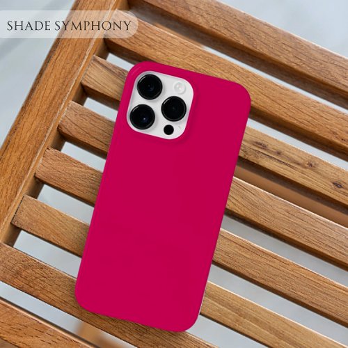 Rubine Red One of Best Solid Pink Shades For Case_Mate iPhone 14 Pro Max Case