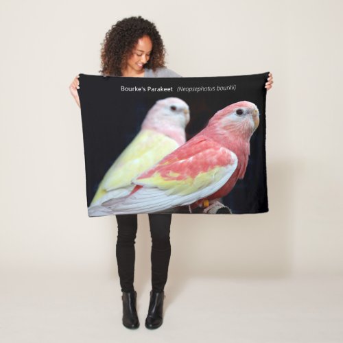 Rubino Bourkes Parakeet Fleece Blanket
