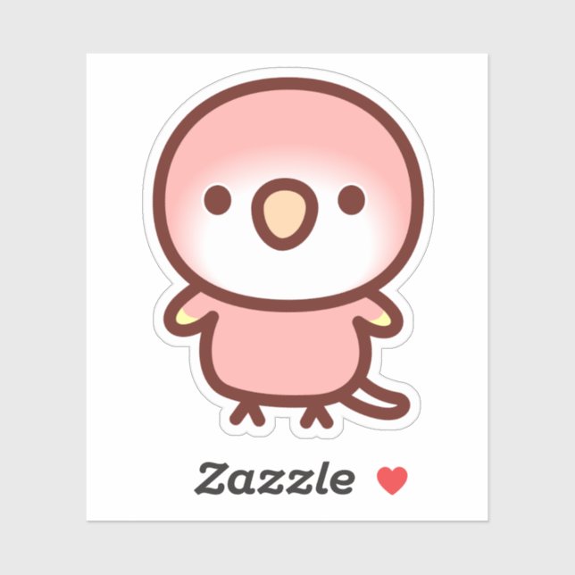 Rubino Bourke's parrot Sticker (Sheet)