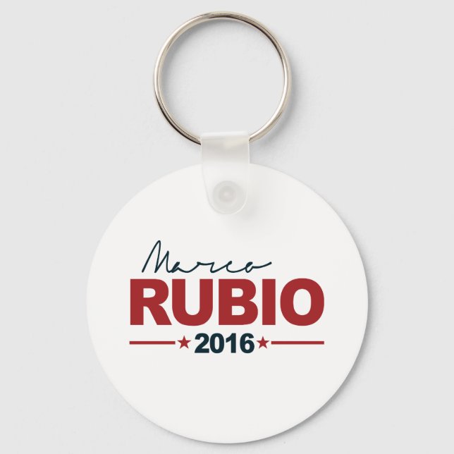 RUBIO 2016 CAMPAIGN SIGN -.png Keychain (Front)