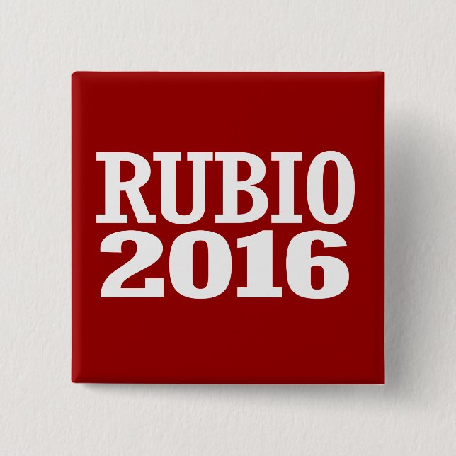 RUBIO 2016 PINBACK BUTTON (Front)