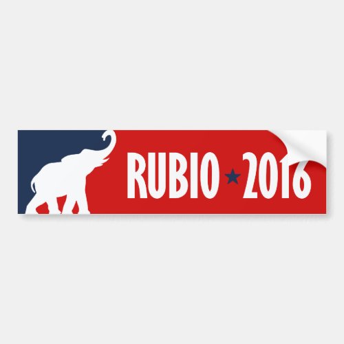 RUBIO 2016 SPORTBUMPER _png Bumper Sticker