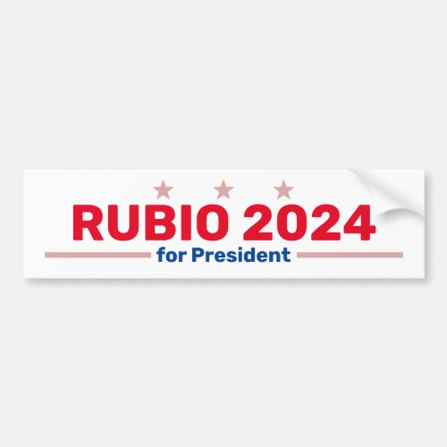 Rubio 2024 bumper sticker