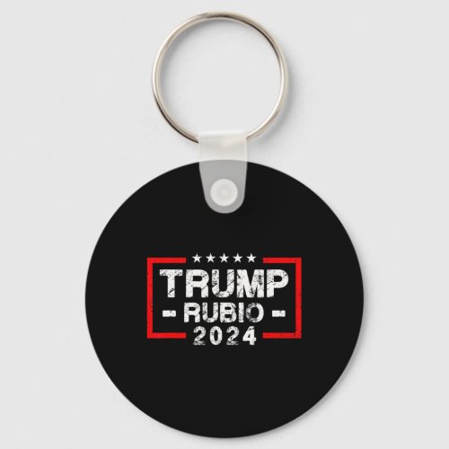 Rubio 2024 Us Flag _ Election President 2024  Keychain