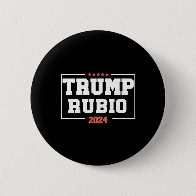 Rubio For President 2024 Campaign Us Election  Button (Front)