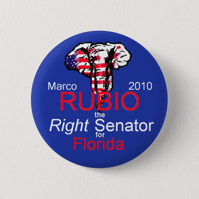 RUBIO Senate 2010 Button (Front)