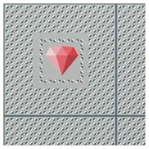 Rubis Optical Illusion Dancing Pattern Fabric
