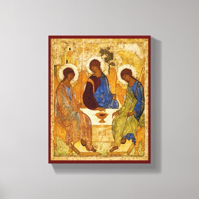 Rublev Trinity at the Table Canvas Print (Front)