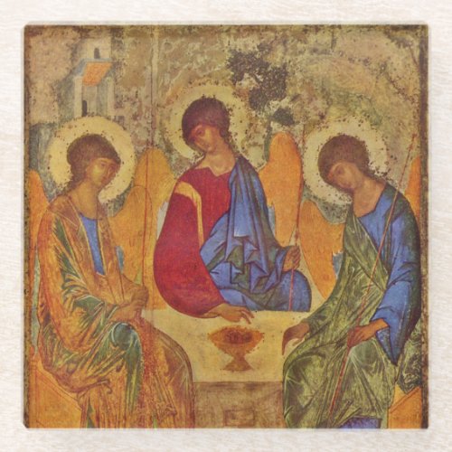 Rublev Trinity at the Table Coaster