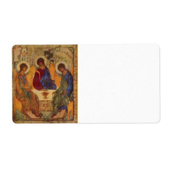 Rublev Trinity at the Table Label (Front)