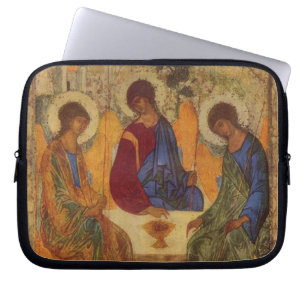 Rublev Trinity at the Table Laptop Sleeve