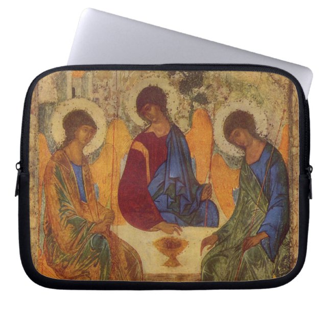 Rublev Trinity at the Table Laptop Sleeve (Front)