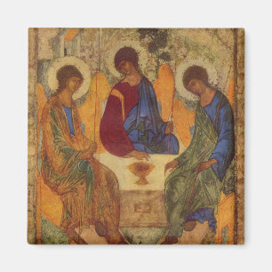 Rublev Trinity at the Table Magnet