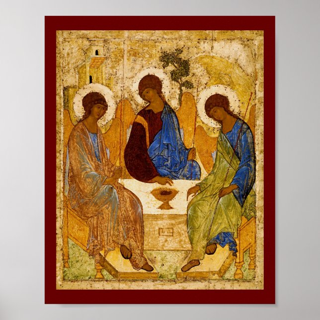 Rublev Trinity at the Table Poster (Front)