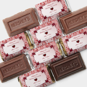 Ruby 40th Wedding Anniversary Hershey's Miniatures