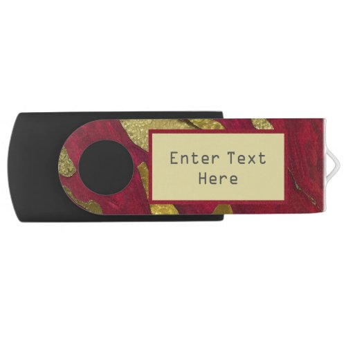 Ruby and Gold Inspired Flash Drive 03