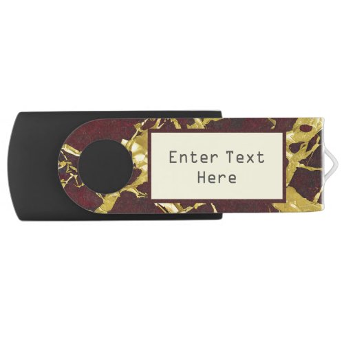 Ruby and Gold Inspired Flash Drive 05