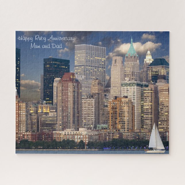 Ruby Anniversary. Jigsaw Puzzle (Horizontal)