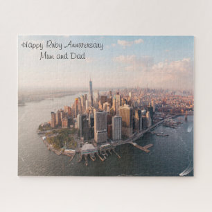Ruby Anniversary. Jigsaw Puzzle