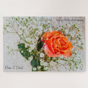 Ruby Anniversary. Jigsaw Puzzle