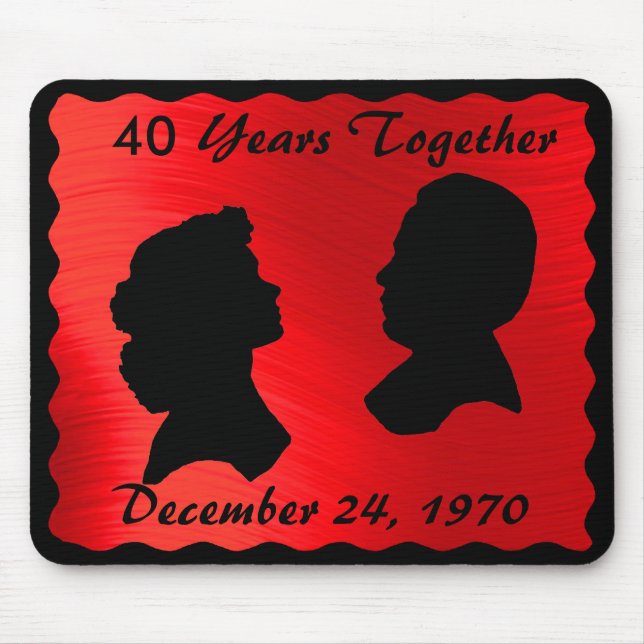 RUBY ANNIVERSARY-MOUSEPAD MOUSE PAD (Front)