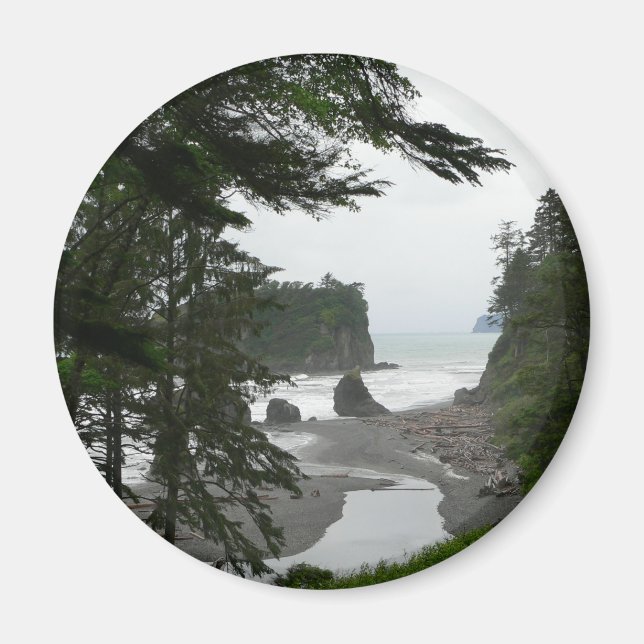Ruby Beach Coastline Magnet (Front)