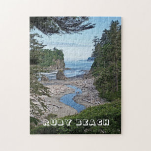 Ruby Beach, Olympic National Park, Washington Jigsaw Puzzle