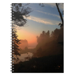 Ruby Beach Through Trees Notebook