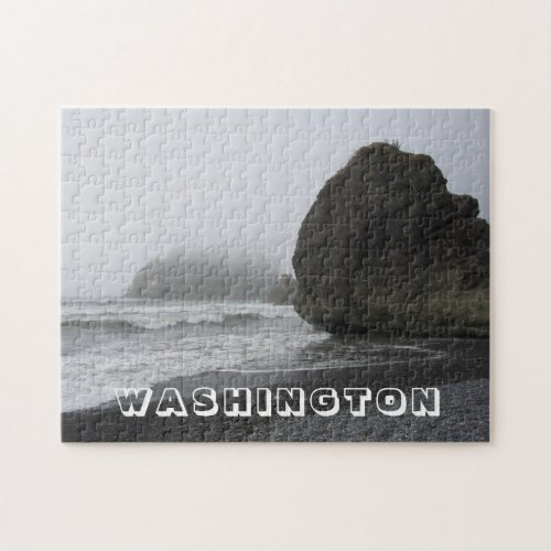 Ruby Beach Washington State Landscape Photo Jigsaw Puzzle