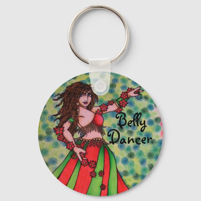 Ruby Belly Dancer Key Chain (Front)