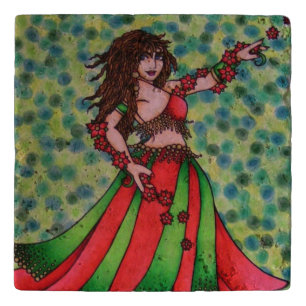 Ruby Belly Dancer Trivet