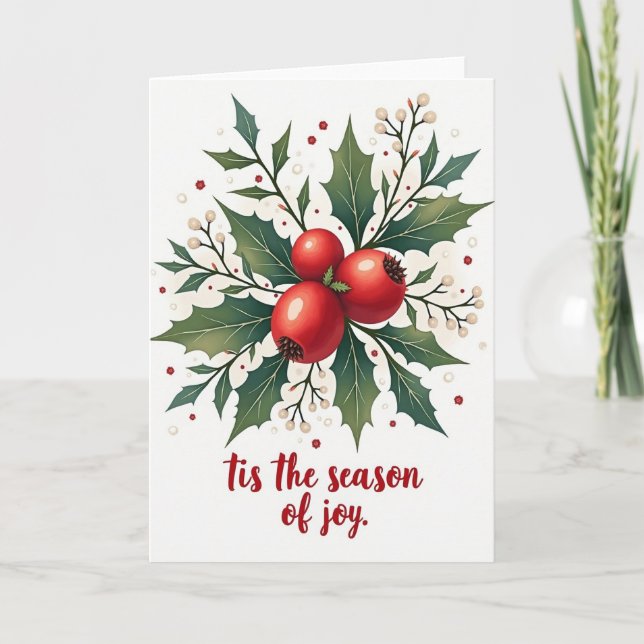 Ruby Berry Christmas Card (Front)
