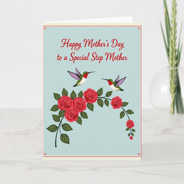Ruby Bird Sweet Day Card (Front)